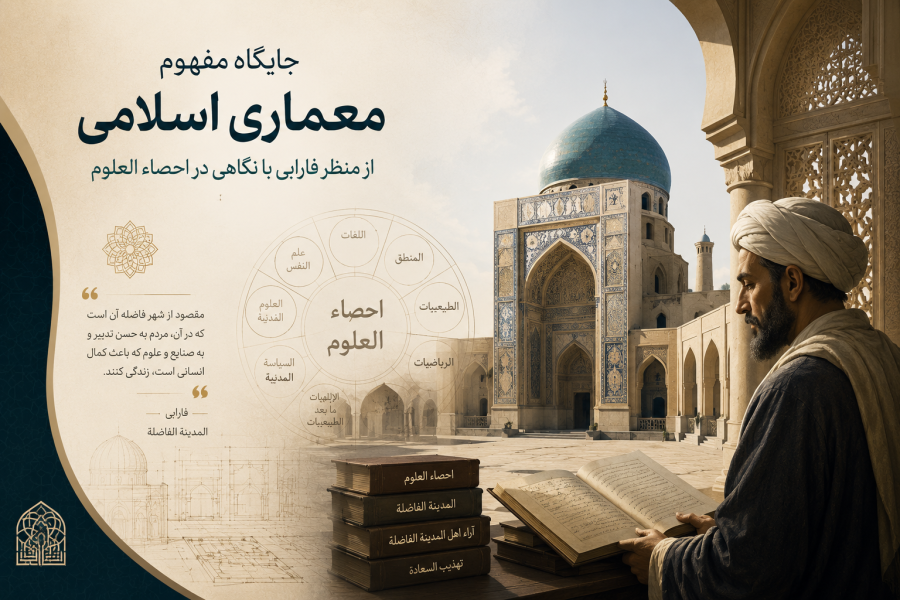 جایگاه مفهوم معماری اسلامی از منظر فارابی با نگاهی در احصاء العلوم
